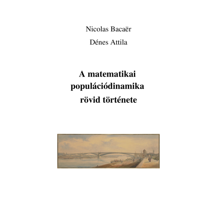 A matematikai populációdinamika rövid története
