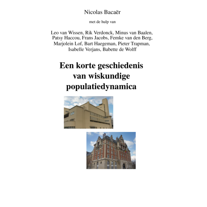 Een korte geschiedenis van wiskundige populatiedynamica