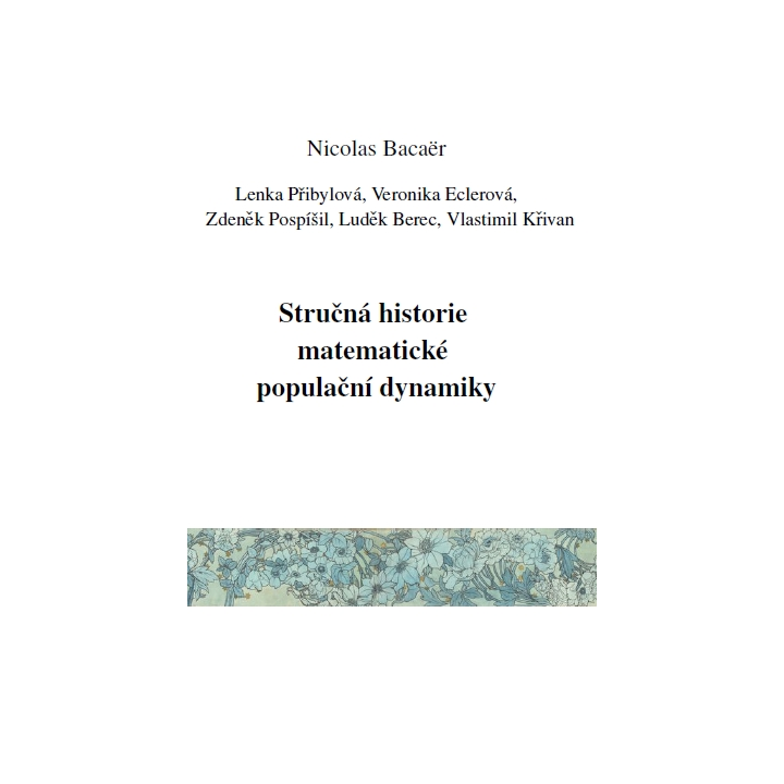 Stručná historie matematické populační dynamiky