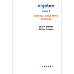 Algèbre, vol. 3. Anneaux, polynômes, modules